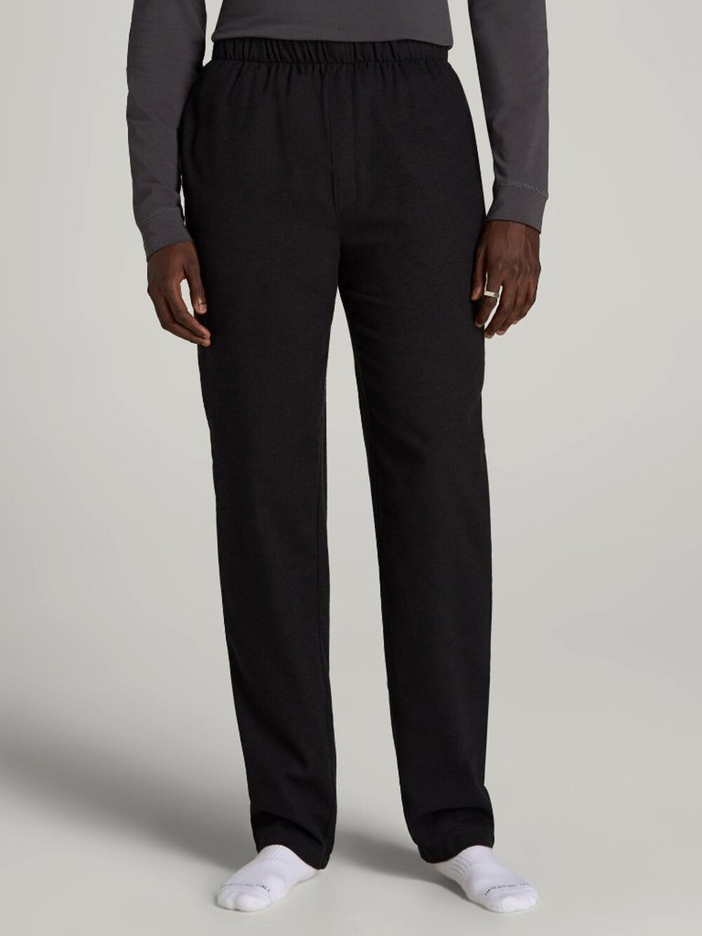 American Tall Pajama Pants for Tall Men in Charcoal Mix Size SS / Tall / Charcoa